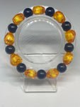 Orange and Black Bracelet