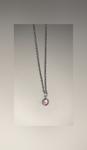 Light Pink Birthstone Necklace (June)