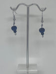 Dark Blue Small Earrings