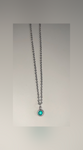 Aqua Birthstone Necklace (March)