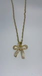 Bow necklace 