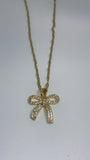 Bow necklace 