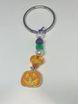 pumpkin keychain