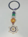 spiderweb keychain