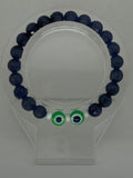 Green evil eye bacelet