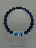 Light blue evil eye bracelet