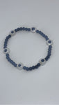 Clear Evil Eye Bracelet