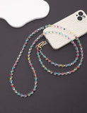 Multi Color Beaded Phone Lanyard