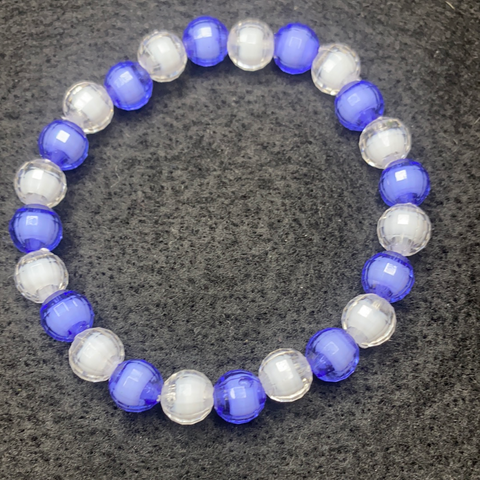 Blue purple bracelet