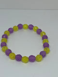 Yellow and purple bracelet