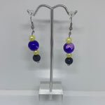 Purple earrings