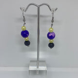 Purple earrings