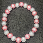 Light pink and white bracelet