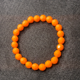 Orange octagon bracelet