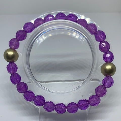 Purple bracelet