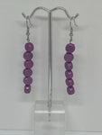 Purple earrings