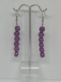 Purple earrings