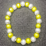 Yellow and white bracelet