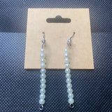 Small white pearls earrings