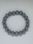 Gray solid bead bracelet