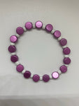 Pulsera Blanca y Morada