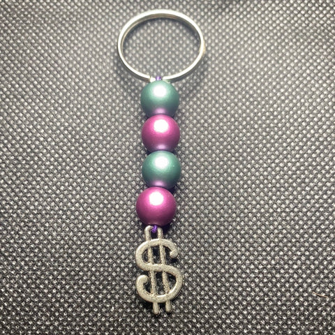 Dollar sign keychain 