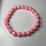 Light pink octagon bracelet