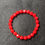 Red octagon bracelet