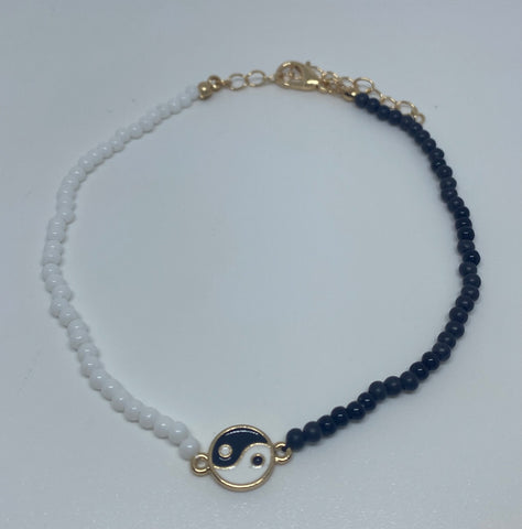Yin and Yang Ankle Bracelet